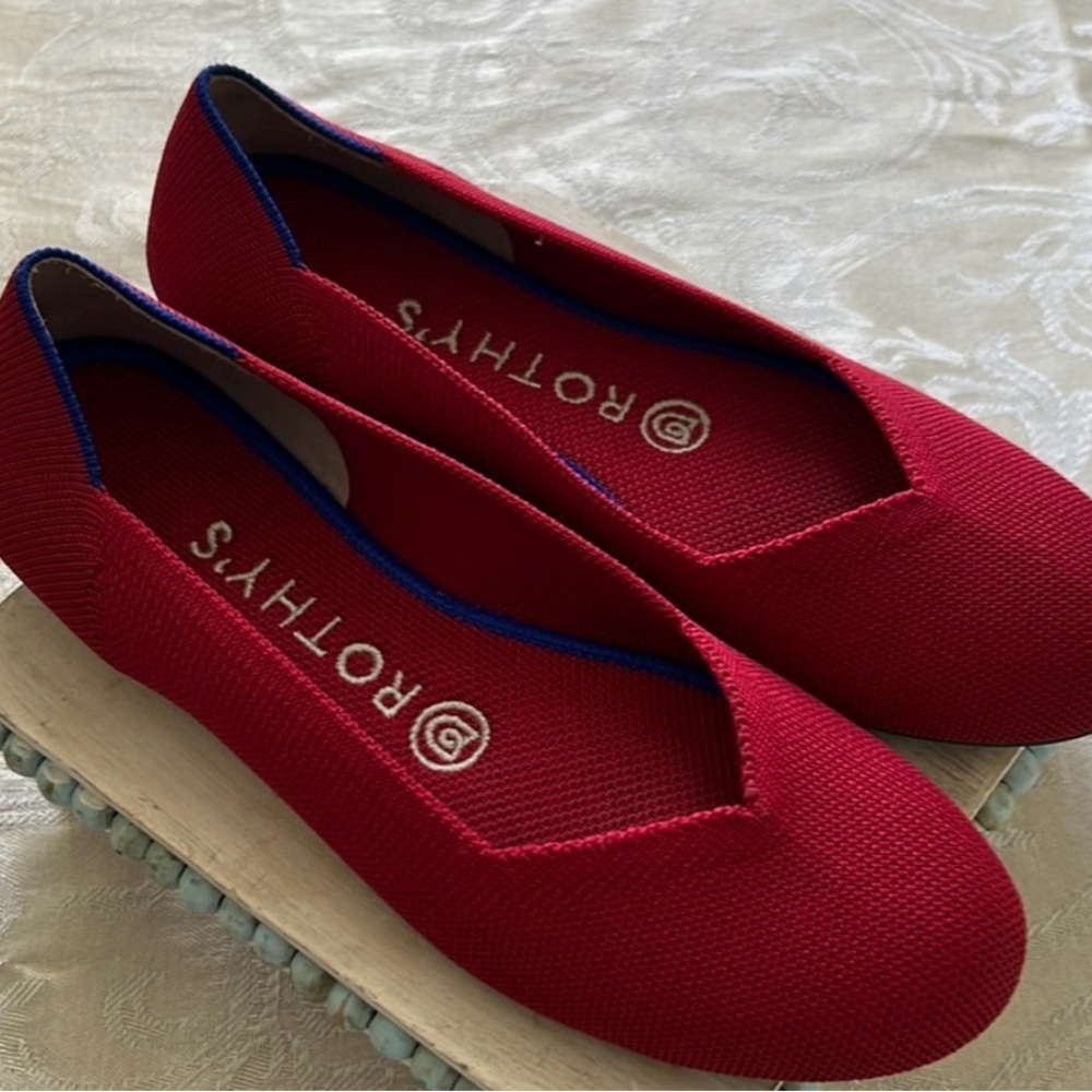 Rothy's Bold Red Flats